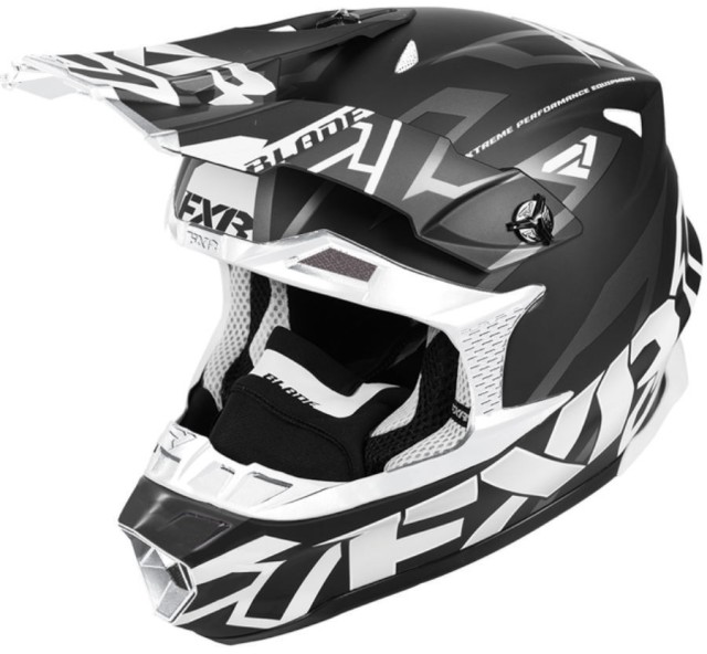 Шлем FXR Blade Throttle, Black/White/Charcoal