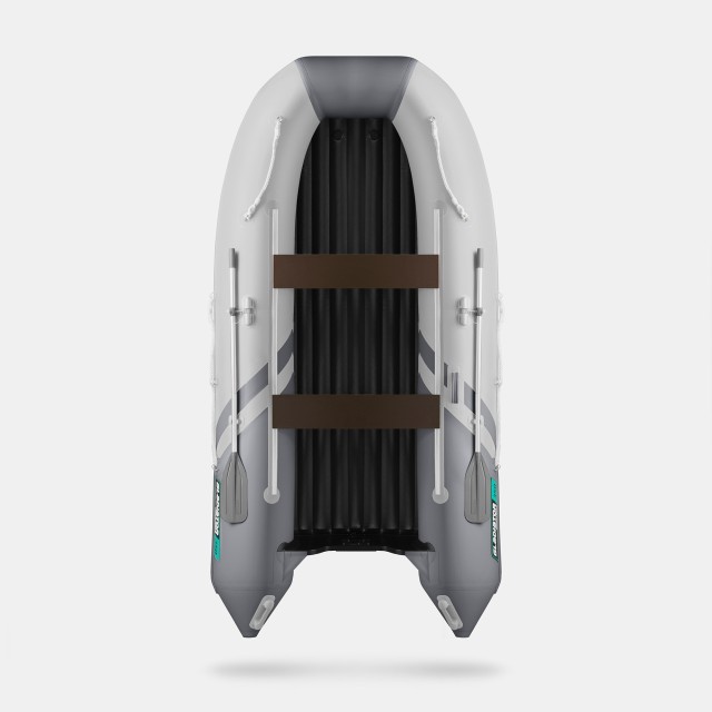 Надувная лодка GLADIATOR E350S Светло-темносерый