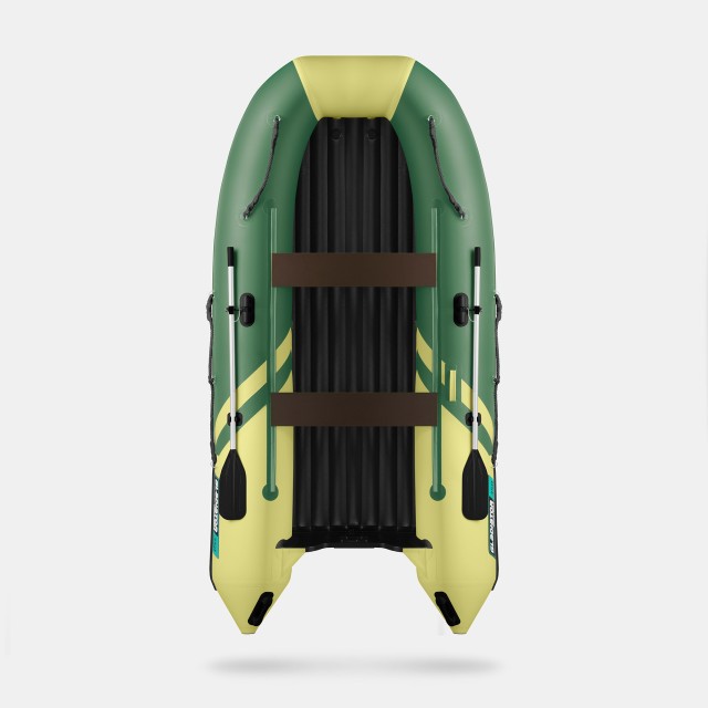 Надувная лодка GLADIATOR E350S Зелено-оливковый