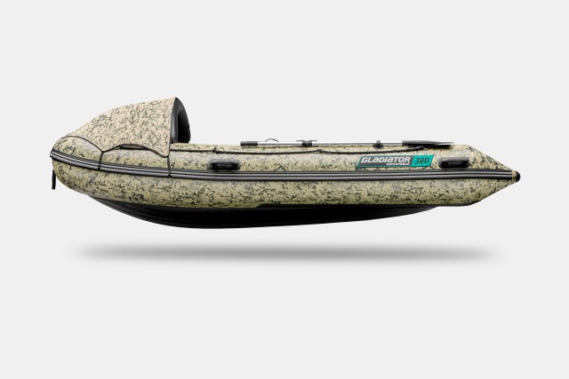 Надувная лодка GLADIATOR E380PRO Цифровой-камуфляж