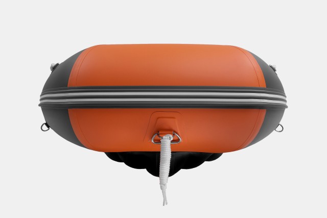 Надувная лодка GLADIATOR E350PRO Оранжево-темносерый