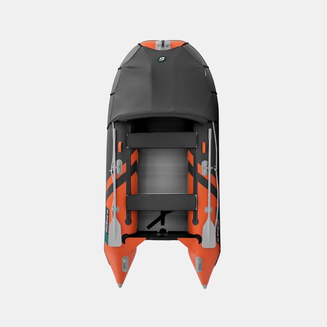 Надувная лодка GLADIATOR C330AL Оранжево-темносерый