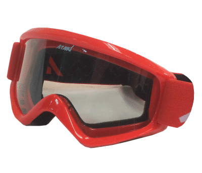 Очки для мотокросса ATAKI HB-319, (красные глянцевые)