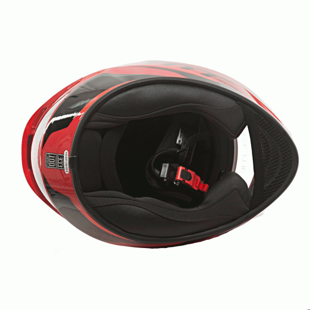 Шлем MT STINGER SPIKE, (Gloss Red Black Grey)