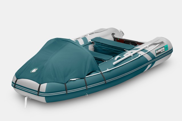 Надувная лодка GLADIATOR E350PRO Морской-зеленый-белый
