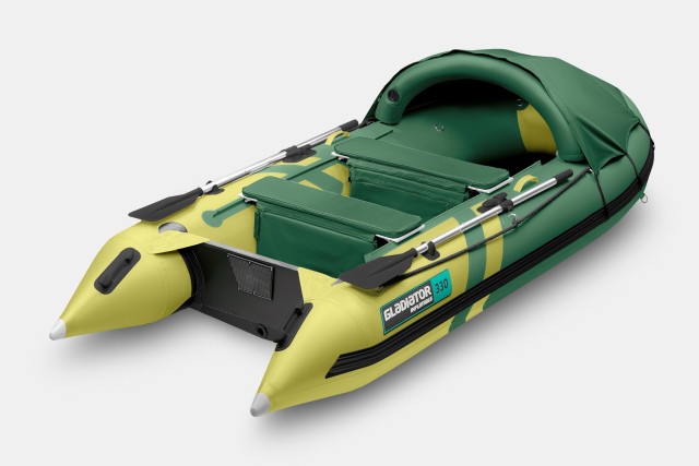 Надувная лодка GLADIATOR C330AL Зелено-оливковый