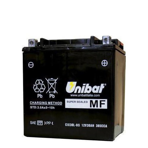 Аккумулятор UNIBAT YIX30L-BS/CIX30L-BS