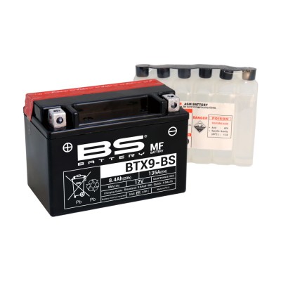 Аккумулятор BTX9-BS/YTX9-BS