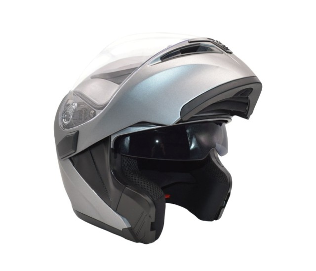 Шлем KIOSHI Tourist 316 М модуляр (Серый металлик, S, 102288-22)