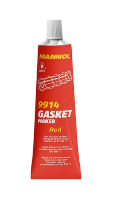 Красный силиконовый герметик MANNOL Gasket Maker Red -50c до +300