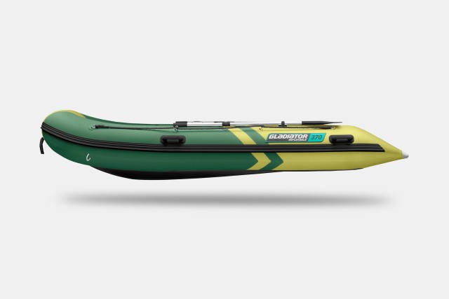 Надувная лодка GLADIATOR B370AL Зелено-оливковый