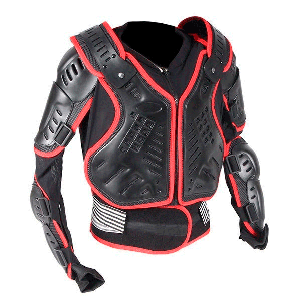 Черепаха защитная MICHIRU Protection Jacket, (черно-красная)