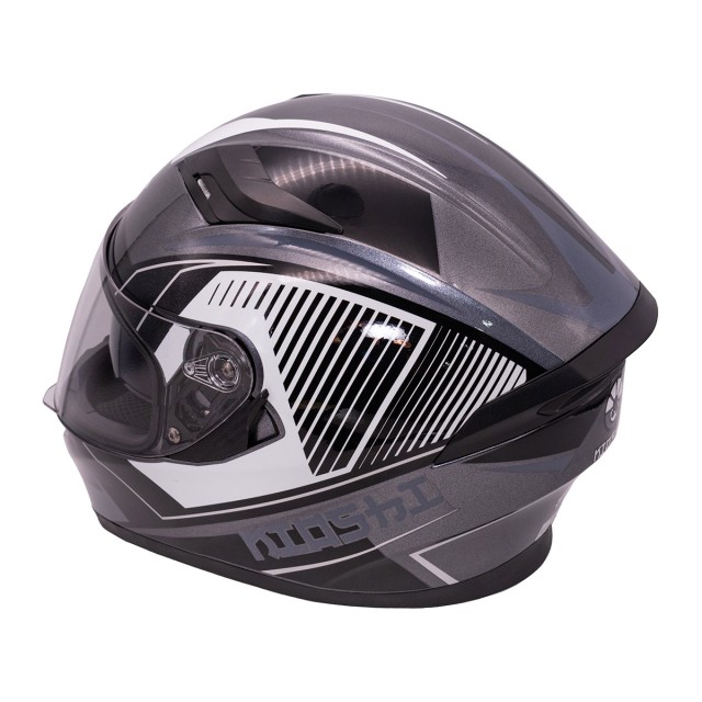 Шлем KIOSHI Avatar 316 интеграл с очками (Серый, L)