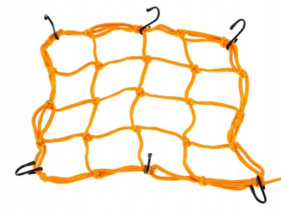 Сетка крепежная на багажник 35*35 (оранжевый)
