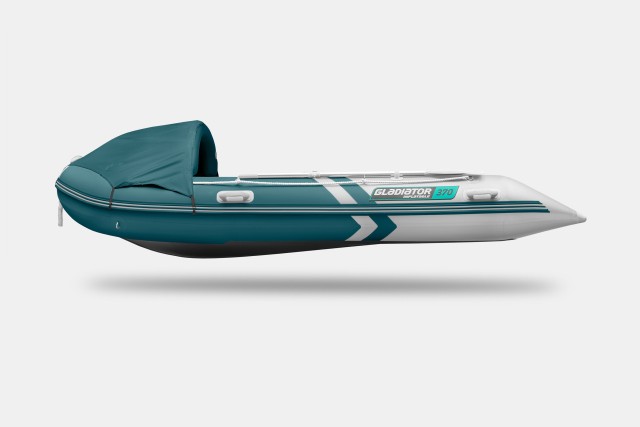 Надувная лодка GLADIATOR C370AL Морской-зеленый-белый