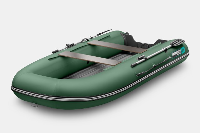 Надувная лодка GLADIATOR E300S Зеленый