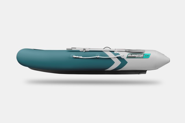 Надувная лодка GLADIATOR E330SL Морской-зеленый-белый