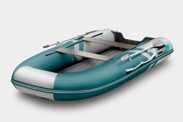 Надувная лодка GLADIATOR E300S Морской зеленый-белый