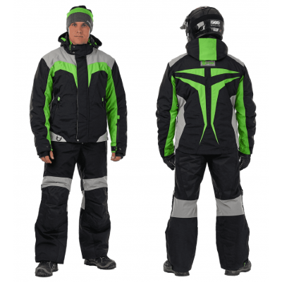 Снегоходный костюм S.Pro (зеленые вставки) L