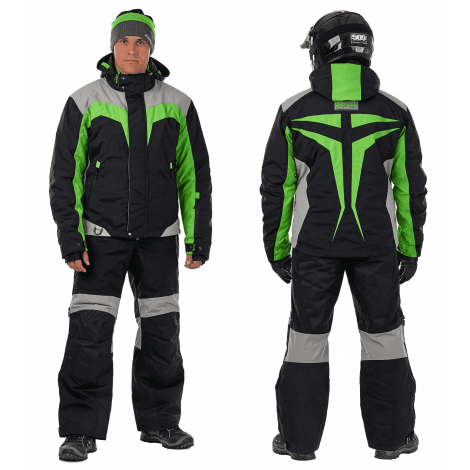 Снегоходный костюм S.Pro (зеленые вставки) L