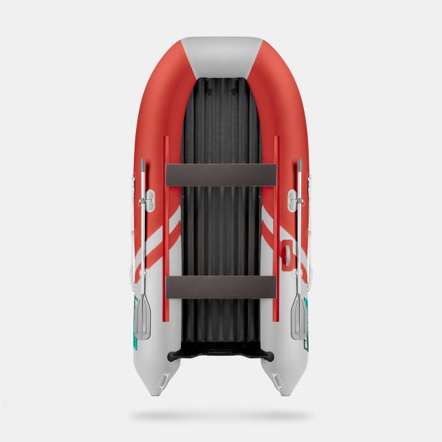 Надувная лодка GLADIATOR E300SL Красно-белый