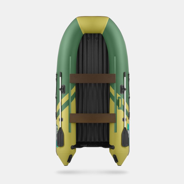 Надувная лодка GLADIATOR E330S Зелено-оливковый