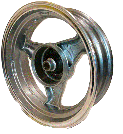 Диск колесный задний 12-3.5 19 шлицов, литой, барабан