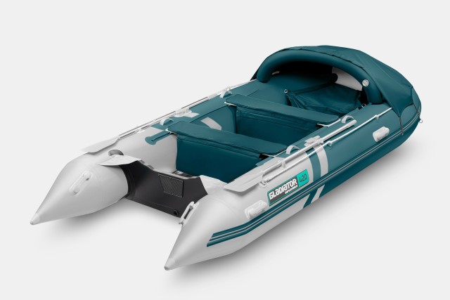 Надувная лодка GLADIATOR C420AL Морской-зеленый-белый