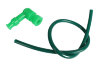 Провод высоковольтный силиконовый (зеленый)