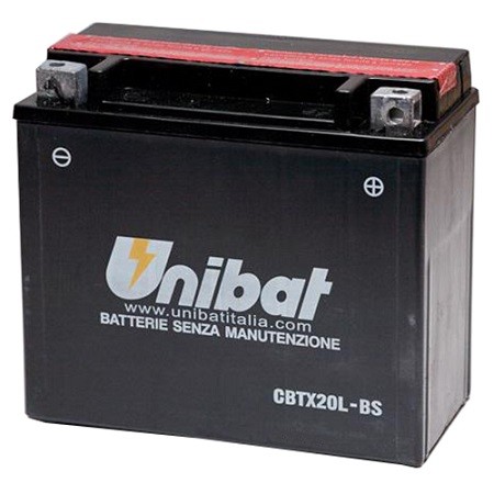 Аккумулятор YTX20L-BS UNIBAT BMCBTX20LBSU