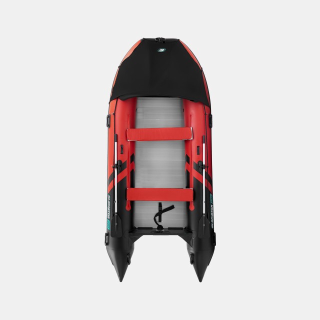 Надувная лодка GLADIATOR C400AL Красно-черный