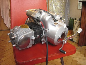 Двигатель в сборе 4T 110см3 152FMH ATV Termit (Задний ход)
