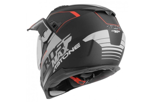 Шлем CROSSMAX ROAD (черный/серый/красный)