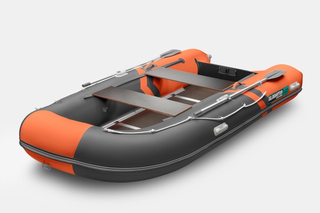 Надувная лодка GLADIATOR B420 Оранжево-темносерый