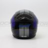 Шлем интеграл с двойным стеклом ROCKOT PD-129 Mumba (L) (черный/синий глянцевый)