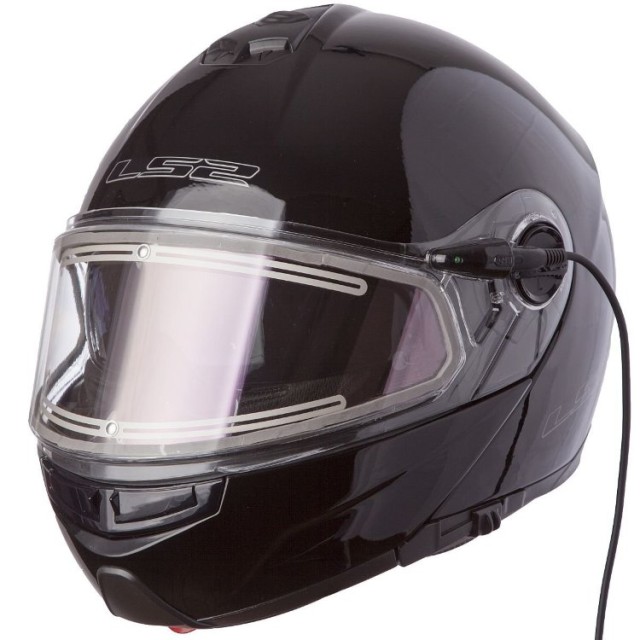 Шлем FF325 STROBE ELEKTRIC SNOW Solid (черный)