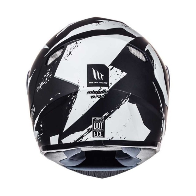 Шлем MT MUGELLO vapor MATT BLACK WHITE
