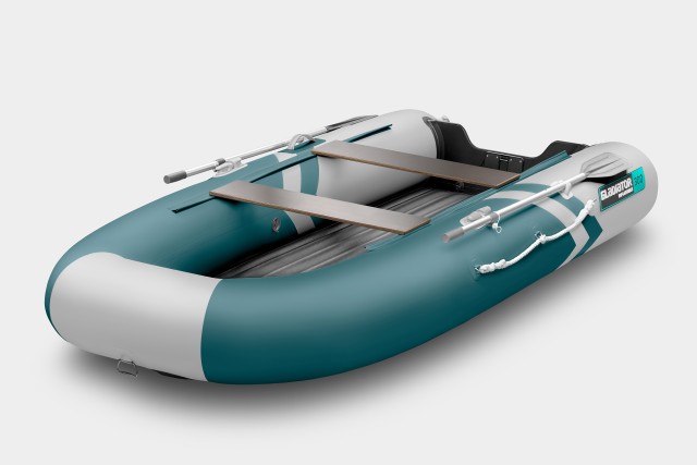 Надувная лодка GLADIATOR E300SL Морской-зеленый-белый