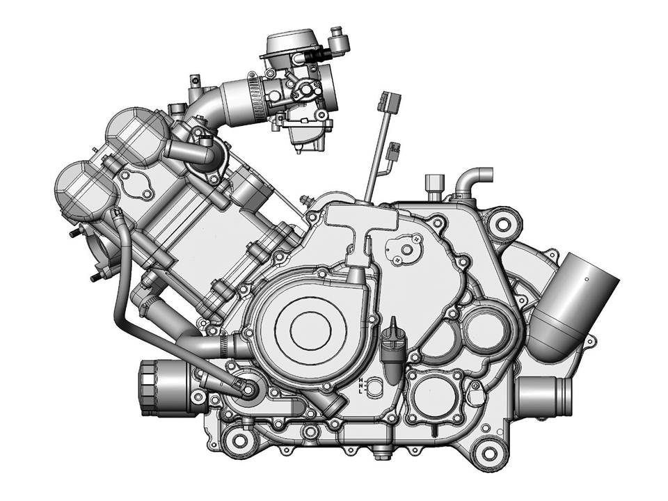 Схема Двигатель 700 с