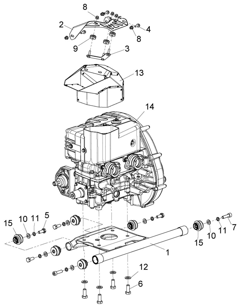 Схема Двигатель 600сс