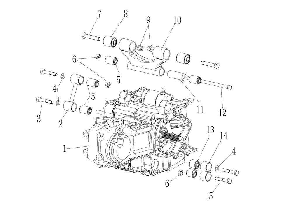 Схема Двигатель 300C