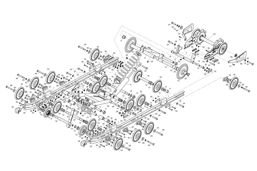 Схема Движитель гусеничный модель L