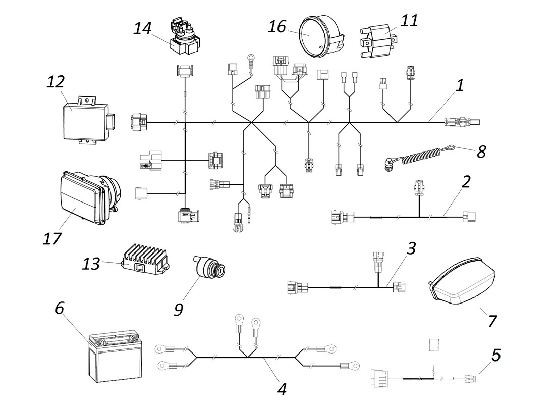 Схема Электрооборудование